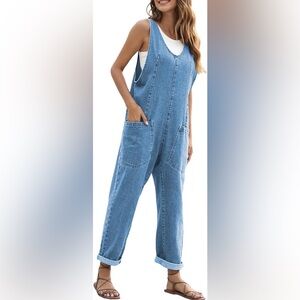 Blue Denim Overalls
